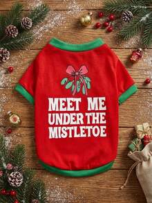 PETSIN Christmas Pet Sweatshirt, Small Dog Cat Clothes For Teddy Poodle Bichon Pomeranian Schnauzer Puppy - Multicolor - View 2