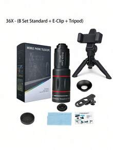 Mobile Phone Telescope 28/36/64 Times High-Definition Zoom Lens, Concert Travel Bird Watching And Moon Viewing Artifact, Portable External Telephoto Camera, A Must-Have For Recording Beautiful Moments - Multicolor - View 13