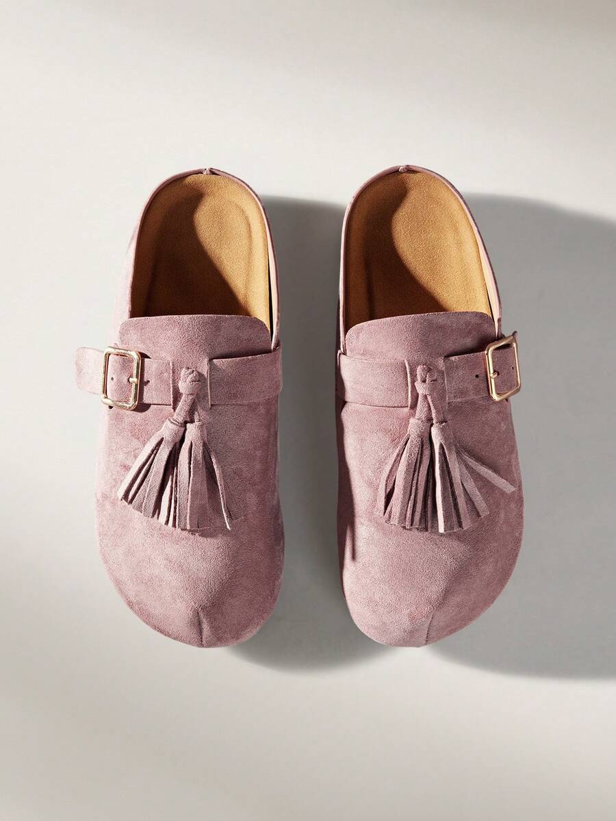 Solecia Women Shoes Women's Fashion Comfortable Flat Shoes Fall Shoes - Pink - View 1