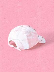 Popjeli Women Y2K Tie Dye Baseball Cap, Rhinestone & Metal Four Point Star Decor Trucker Hat, Grunge Streetwear Adjustable Sun Hat For Daily Party Concert - Multicolor - View 6