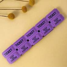 100/200pcsRaffle Tickets, Double Tickets, Event Tickets, Admission Tickets, Class Rewards, Fundraising Activities And Lucky Draws - Multicolor - View 26