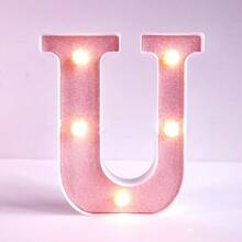 Teckwe 16cm Birthday Party Decoration LED Pink Marquee Letter Lights, Battery Powered Light Up Alphabet Letters,Wedding Proposal Decoration Marquee Letters Lamp,Christmas Home Decor Letters Sign Light,Illuminated LED Alphabet Lights,Bedroom Decor Letters - Pink - View 25