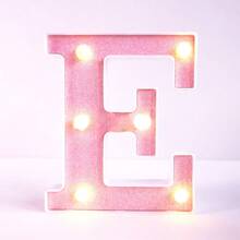 Teckwe 16cm Birthday Party Decoration LED Pink Marquee Letter Lights, Battery Powered Light Up Alphabet Letters,Wedding Proposal Decoration Marquee Letters Lamp,Christmas Home Decor Letters Sign Light,Illuminated LED Alphabet Lights,Bedroom Decor Letters - Pink - View 30