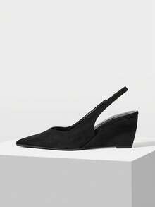 Black suede