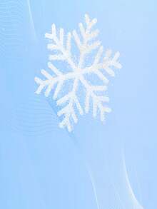 Glitter Snowflake Static Window Sticker, Reusable Christmas Window Decal, Gold & Silver Optional, Xmas Winter Holiday Glass Decor For Home Party - multicolor - View 12