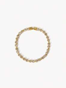 Opalesca Retro Elegant Fashion Versatile Chain Bracelet - Yellow Gold - View 6