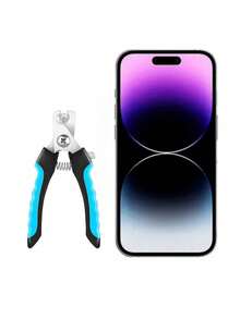 Professional Pet Nail Clippers For Small Dogs Cats Guard Trimmer With Quick Sharp Stainless Steel Blade Non Slip Grip Ergonomic Handle Painless Pet Grooming Kit - Royal Blue - View 4