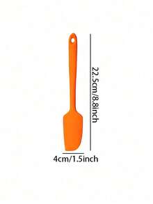 Haus Hana Silicone Spatula 7-Piece Set Silicone Kitchen Utensil Scraper Oil Brush Kit Baking Tools Cake Cream Squeegee - Orange - View 15