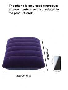 1Pc Inflatable Camping Pillow, Foldable Portable Travel Neck Support Cushion, Outdoor Sleeping Pillow For Hiking Backpacking Beach Trip - Multicolor - View 4