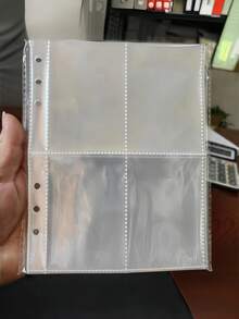 A5 Clear 4-Pocket PP Card Sleeves – Photo Album Refill Pages For Photocards, Postcards, Trading Cards, Back To School - Sets - View 9