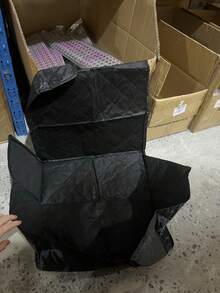 Dog Car Seat‑On‑Board Pet Travel Carrier, Durable Fabric, Easy‑To‑Clean, Adjustable Straps, Ideal For Long Car Rides, Must‑Have For Dog Travel, Suitable For Small And Medium‑Sized Dogs - Black - View 14