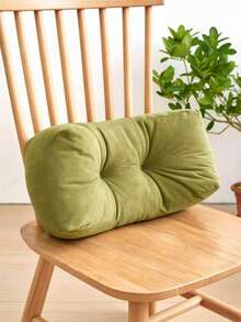 Lumbar Support Pillow Comfortable Back Cushion For Chair Office Nap Rest Waist Cushion With Adjustable Straps Breathable Velvet Cover Students Adults Desk Sleeping Support - 1PC - View 8
