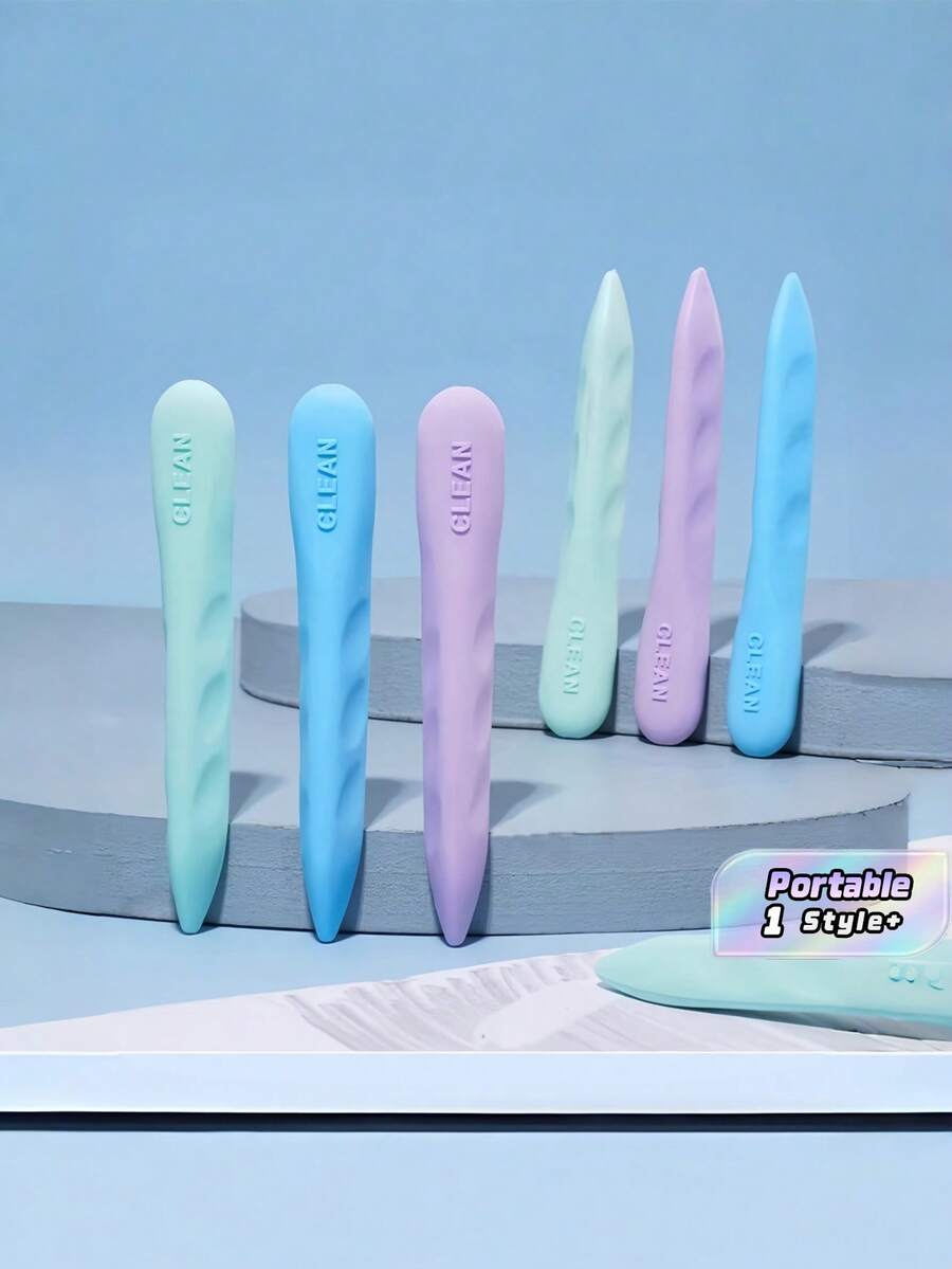 15PCS Creative Pencil Shaped Eraser No Debris Clean No Trace Durable Portable For School Students Homework Drawing Writing Office Supplies Back To School Essential Must Have - Multicolor - View 1