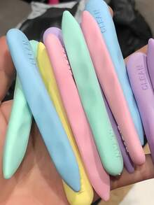 15PCS Creative Pencil Shaped Eraser No Debris Clean No Trace Durable Portable For School Students Homework Drawing Writing Office Supplies Back To School Essential Must Have - Multicolor - View 4