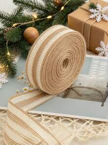 Jute Rope Roll Twine Cord DIY Craft Decoration Fabric Lace Trim For Weaving Handmade - Multicolor - View 5