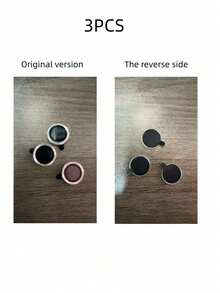 Miếng dán bảo vệ ống kính camera sau điện thoại bằng kính cường lực HD trong suốt màu bạc, chống trầy xước, chống vân tay, chống bụi - Mã trung bình - Xem 10