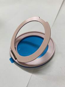 1pc Rotating Aluminum Alloy Mobile Phone Stand, With Adhesive, Can Be Fixed On The Desktop. - Multicolor - View 4