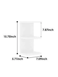 Corner Wall-Mounted Storage Rack, 5-Tier Corner Bookshelf, Floating Display Shelf, Suitable For Home, Living Room, Bedroom, Office, Bathroom And Small Space Decoration - White - View 18