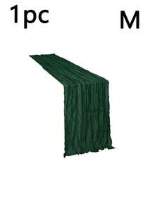 Dark Green Organza Tablecloth, Sheer Semi Transparent Table Cloth For Dining Table Decor, Fabric Table Cover For Home - dark green - View 8