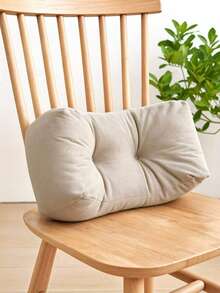 Lumbar Support Pillow Comfortable Back Cushion For Chair Office Nap Rest Waist Cushion With Adjustable Straps Breathable Velvet Cover Students Adults Desk Sleeping Support - 1PC - View 6