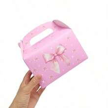 6/12pcs Butterfly Folding Handheld Gift Box, Party Favor Box For Christmas, New Year & Birthday, Girls Portable Treat Packaging Box - multicolor - View 8