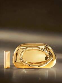 Soiraine Women's Fashion Gold Metallic Evening Clutch, Perfect For Balls, Weddings And Parties - Gold - View 5