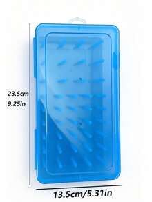 1pc 42-Spool Sewing Thread Storage Box, Transparent Plastic Spool Holder, Embroidery Storage Box, Embroidery & Sewing Tool Kit Box, Portable Large Capacity Needle Case, Handheld Sewing Box, Suitable For DIY Sewing, Embroidery, Quilting Accessories. - Multicolor - View 2