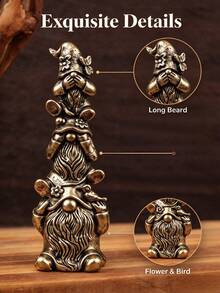 Creative Retro Metal Micro Landscape Ornament, Unique Desktop Decor Figurine - multicolor - View 3
