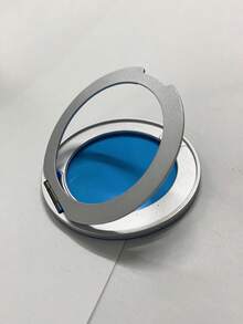 1pc Rotating Aluminum Alloy Mobile Phone Stand, With Adhesive, Can Be Fixed On The Desktop. - Multicolor - View 12