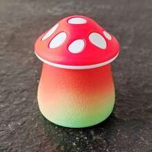 New Cartoon Mushroom Herb Grinder, Plastic & Zinc Alloy Metal 4 Layer ...