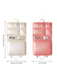 7-In-1 Travel Garment Bag, Portable Durable Suitcase Organizer For Clothes Shoes Cosmetics, Dustproof Hanging Storage Tote With Compartments, Multi-Functional Travel Essential For Vacation Business Trip - Multicolor - View 13