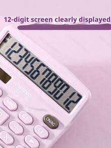 One Office Desk Calculator Suitable For Office And Finance Work, Featuring A Fashionable Design, Compact And Practical, Portable Office Supplies - Single Piece - View 2