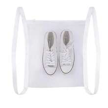 Coarse Mesh Breathable Shoe Laundry Bag, Washing Machine Special Shoe Care Wash Bag, Hanging Drying Mesh Shoe Protector Bag For Sneakers - Clear - View 3