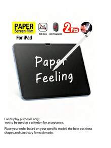 Screen Protector Film With Anti-Glare Layer, Compatible With Generations 11/10/9/8/7/6/5, In Sizes 10.9"/10.2"/9.7", For Devices Air7/Air6/Air5/Air4/Air3/Air2/Air1/Pro 9.7/Pro 10.5", Made Of Pet Without Glass, Essential For Tablets - 2pcs - View 14
