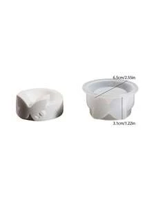 Cetakan Silikon Cangkir Lilin Motif Pita & Kupu-kupu, Cetakan Tempat Lilin Aromaterapi Buatan Tangan DIY, Ornamen Dekorasi Meja, Cetakan Kerajinan yang Dapat Digunakan Kembali - Beraneka warna - View 4
