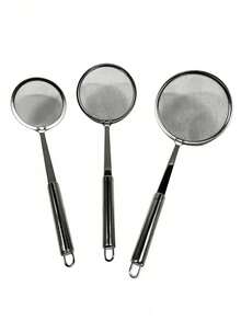 1pc 304 Stainless Steel Filter Net, Ultra-Fine Home Juicer Filter, Strainer, Oil Residue Separator, Kitchen Colander, Cuisine, Home Decor, Passoire, Summer, Kitchen Utensils, Kitchen Sieve, Kitchen Accessories, Essential Kitchen Tools Gift For Home - Multicolor - View 16
