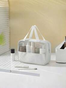 Tas Kosmetik Kapasitas Besar Terbaru, Organizer Kosmetik Genggam Bergaya, Tas Perlengkapan Mandi Multifungsi untuk Perjalanan, Berenang & Penggunaan Sehari-hari - MultiWarna - View 6