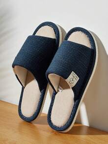 Yawasoul Men's Open-Toed Breathable Home Slippers Can Be Worn In All Seasons, Comfortable Soft Soles In Indoor Bedrooms, And Unisex Summer Home Shoes - Blue - View 7