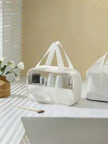 Tas Kosmetik Kapasitas Besar Terbaru, Organizer Kosmetik Genggam Bergaya, Tas Perlengkapan Mandi Multifungsi untuk Perjalanan, Berenang & Penggunaan Sehari-hari - MultiWarna - View 5
