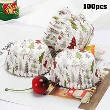 Muroi Mono 100 Cake Cups, Heat-Resistant, Suitable For Holding And Decorating Desserts. It Is Suitable For Family Gatherings, Dessert Shops, Parties, Halloween And Other Festivals To Make Cakes. - Style 3 - View 12