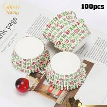 Muroi Mono 100 Cake Cups, Heat-Resistant, Suitable For Holding And Decorating Desserts. It Is Suitable For Family Gatherings, Dessert Shops, Parties, Halloween And Other Festivals To Make Cakes. - Style 1 - View 8