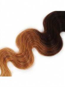 1pc Highlight Body Wave Bundles 1B/4/30 Color Virgin Remy Human Hair Long Bundles Hair Extension For Women Ombre Color - S1/4/30 - View 3