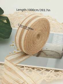 Jute Rope Roll Twine Cord DIY Craft Decoration Fabric Lace Trim For Weaving Handmade - Multicolor - View 7