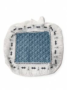 1 Pc,Grey / Blue,Air Fryer Rice Cooker Dust Cover Lace Fabric Kitchen Multi-Functional Dust Cover - Multicolor - View 3