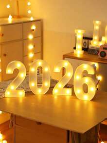 Teckwe ديكور حفلة عيد ميلاد 21 سم للأرقام 1 و 18 و 21 و 30، مصباح رقمي مضيء LED، ديكور غرفة نوم، إضاءة رقمية مضيئة، ديكور احتفال ذكرى الزواج، مصابيح أرقام LED ماركي، مصباح أرقام LED ثلاثي الأبعاد قائم بذاته لديكور الطاولة، لافتة أرقام LED بلاستيكية - رقم ابيض كبير - مشاهدة 15