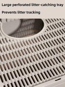 Large Foldable Cat Litter Box, Fully Enclosed Top Entry Litter Pan, Anti-Splash Odor Control Cat Toilet, Anti-Tracking Design For Big Cats, Portable - one-size - View 8