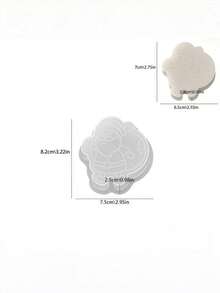 Khuôn silicon 3D Giáng Sinh hình ông già Noel và tất quà tặng – khuôn đúc nến, nhựa resin, thạch cao thơm DIY - Nhiều màu - Xem 3