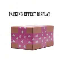 1-3 Rolls Love, Strawberry Packing Tape, 100-120M Length, Decorative Packaging Tape For Thanksgiving Day, Christmas, Box Sealing, Width 4.5CM - A - View 20