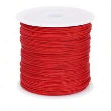 1 Roll 72# Braiding Necklace String Cord Handmade DIY Jewelry Craft Material, 0.8mm Macrame Rope - A - View 14
