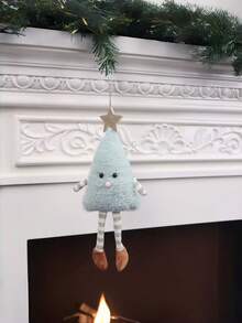 1PC Christmas Plush Doll Ornament Cute Figurine Decor Holiday Home Christmas Tree Hanging Party Decoration Gift For Adults - Christmas tree - View 8